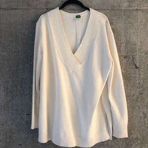 Anthropologie Deep V Sweater